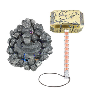 Marteau de <span class=keywords><strong>Thor</strong></span> pendentif porte-clés <span class=keywords><strong>Marvel</strong></span> Offre Spéciale métal personnage accessoire jouet Portable Cosplay - Product Image 6