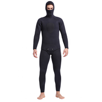 Combinaison de plongée DIVESTAR noire unisexe grande taille, longue, en néoprène, épaisseur 5 mm/7 mm, respirante, anti-UV, imperméable