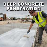Primaire Acrylique Liquide à Base d'Eau pour Adhérence Renforcée du Béton – Fixateur de Surface à Haute Adhérence pour Substrats Solides