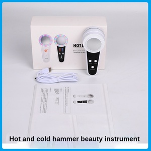 Appareil de beauté chaud et froid, instrument de massage facial, lumière colorée, rajeunissement de la peau, réduction des pores, anti-gonflement, portable - Product Image 6