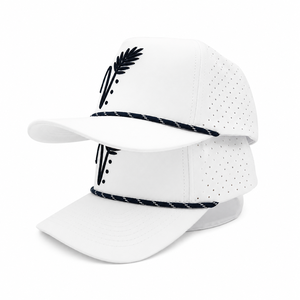 Gorra de Golf Impermeable de 5 Paneles, con Perforaciones Cortadas a Láser, Logotipo Bordado en 3D Personalizado, OEM, Transpirable, de Poliéster, para Deportes al Aire Libre - Product Image 5
