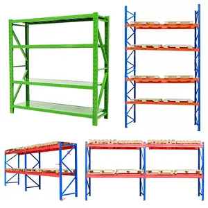 Warehouse Heavy Rack store blue and orange pallet long span racking system for racking rack shelf factory shelf