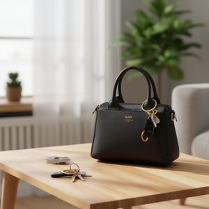 Portachiavi con catena 60 mm color oro per chiavi e borse - Product Image 3