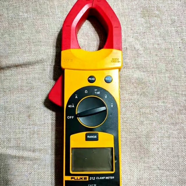 Fluke 312 Digital Clamp Meter Multimeter Tester Brand F312 AC 1000A Used