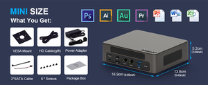 Mini PC HYSTOU I7-1360P : Processeur mobile de 13e génération haut de gamme pour les charges de travail et le jeu de pointe I7-1360P - Product Image 4