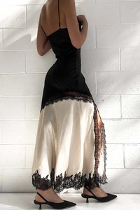 Abiti Lunghi da Donna Chic all'Ingrosso, Vestiti Estivi 2025 <span class=keywords><strong>con</strong></span> Scollo a V Profondo, Halter, Schiena Scoperta, in <span class=keywords><strong>Pizzo</strong></span>, Sexy, <span class=keywords><strong>con</strong></span> <span class=keywords><strong>Spacco</strong></span> Alto, per Matrimoni e Feste di Compleanno - Product Image 3