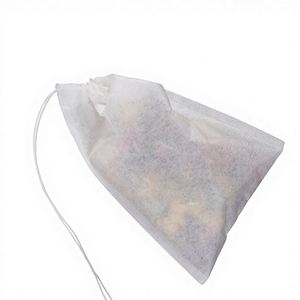 Disposable Tea Filter <b>Bags</b> Natural Unbleached Paper Infuser Drawstring Empty Tea <b>Bags</b> for Loose Tea and Coffee - Product Image 1