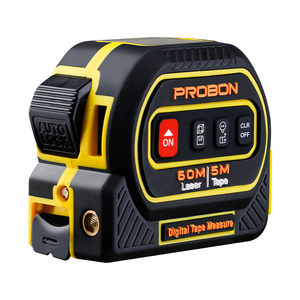 New Multifunctional 3 in 1 60m Laser Rangefinder Laser Digital <strong>Measure</strong> <strong>Tape</strong> <strong>Tape</strong> <strong>Measure</strong> <strong>with</strong> <strong>LED</strong> <strong>Light</strong> <strong>and</strong> Magnet - Product Image 1