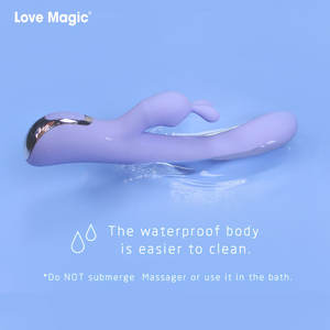 G spot Vagina clitoride leccare vibratore Dildo stimolare masturbarsi vibratore coniglio in Silicone per le donne - Product Image 3