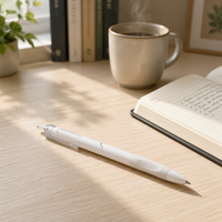 Stylos à bille promotionnels personnalisés en plastique, vente en gros, à mécanisme clic, pour étude, examen, bureau, signature, pointe ST 0,5 mm
