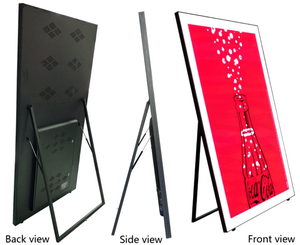 Açık kapalı Led lambalı Poster çerçeve ekran P2 P2.5 P3 taşınabilir dijital Video tabela akıllı reklam ekranı Led Panel WIFI 4G USB - Product Image 2