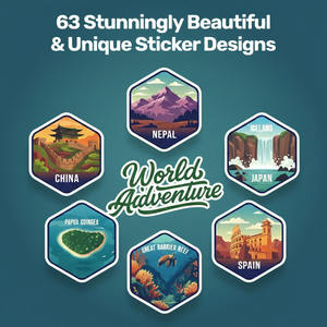 Thermos à double paroi <span class=keywords><strong>de</strong></span> 32 oz avec logo personnalisé, étiquette privée, avec autocollants pour carte du monde, gobelet <span class=keywords><strong>de</strong></span> <span class=keywords><strong>voyage</strong></span> - Product Image 5