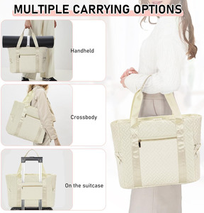 Échantillon gratuit Grand sac de yoga Sac fourre-tout en toile de haute qualité avec poche Sac de sport en coton écologique pour le yoga - Product Image 2