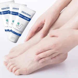 Hidratante de creme para cuidados com os pés, remoção de pele morta, reparador clareamento, limpeza e descamação
