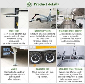 Beauty Popular Trailer Orange Juice <strong>Cart</strong> Salon Vendor Foodcart Mobile <strong>Fast</strong> <strong>Food</strong> Truck Coffee Kiosk Van - Product Image 4