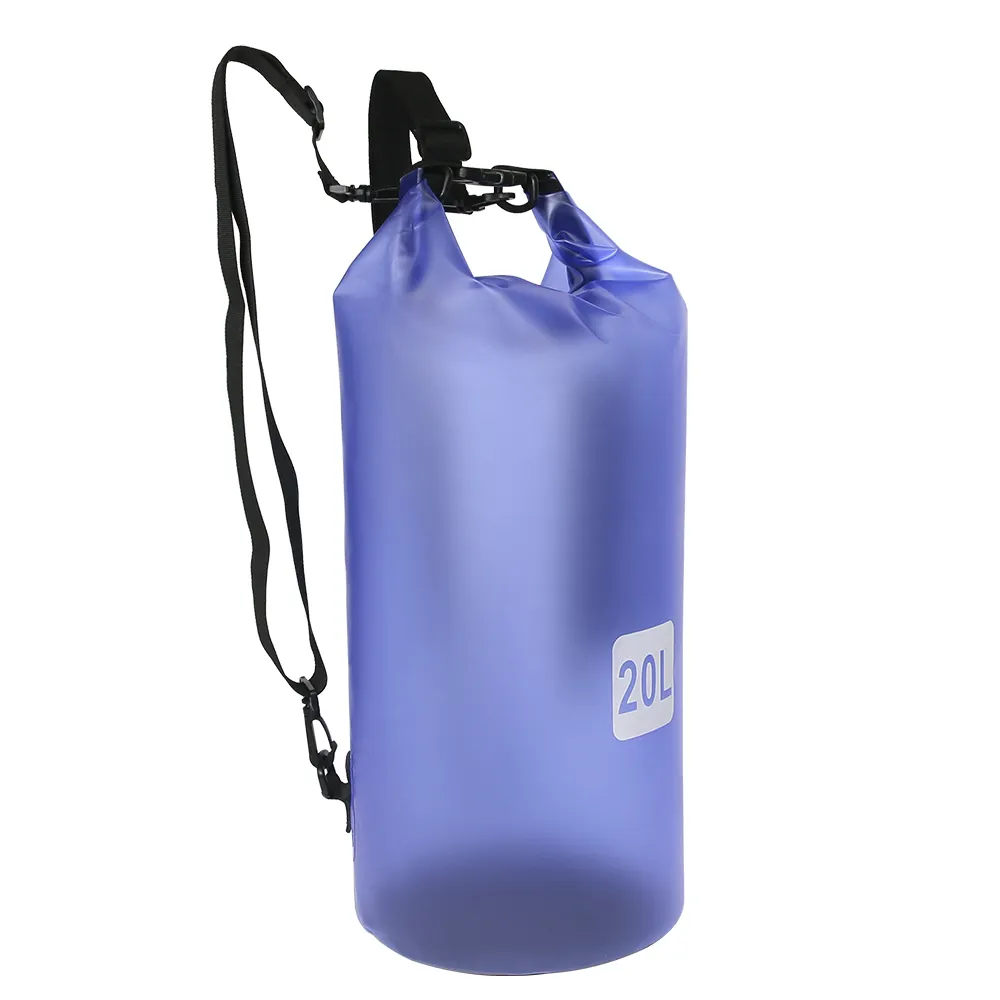 Paquete de océano al aire libre duradero Camping Senderismo Canotaje Paquete de océano Deporte Equipo de playa 500d Pvc 2l 5l 10l 20l Bolsa seca impermeable