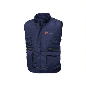 Chaleco de Invierno Ttake con Múltiples Bolsillos, Talla 2XL, Gris, Ropa de Trabajo, Equipo de Seguridad - Product Image 2