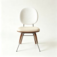 Chaise de salle à manger rembourrée de style minimaliste moderne, chaise d'appoint en bois pour la salle à manger, pour la maison et le restaurant