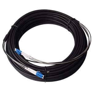 Fiber Optic Armored <b>Patch</b> Cord LC Connector SCAPC FC ST Single Mode G652D 5.0mm TPU Black <b>Cable</b> G657A2 Outdoor Drop <b>Cable</b> - Product Image 3