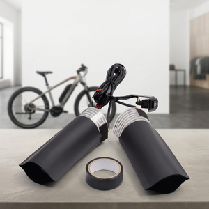 Poignées chauffantes universelles 12V <span class=keywords><strong>pour</strong></span> moto avec interrupteur de température réglable et élément rétractable noir – Vente en gros - Product Image 1
