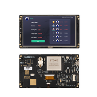 Pantalla LCD HMI STONE de 7 Pulgadas, 1024x600, Panel Táctil Capacitivo, Módulo LCD con Puerto Serial y Placa de Control