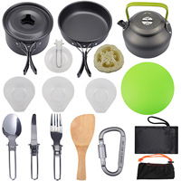 Ustensiles de cuisine de Camping pliants en alliage d'aluminium, accessoires de cuisine de Camping