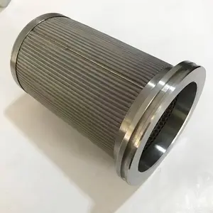 Customized 304 316 316I Ss 1 5 10 20 30 40 50 100 150 Micron Stainless Steel Pleated Filter Element For Gas Filtration