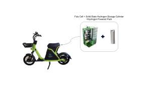 سكوتر يعمل بالهيدروجين بقوة 350 واط مزود بمجموعة خلايا وقود الهيدروجين - Product Image 6