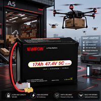 OEM/ODM Tersedia Baterai Drone Lithium Semi-Solid 17000mah 12S 5C Bersertifikasi CE untuk Drone Logistik Angkut Berat