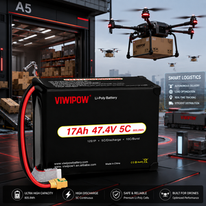 OEM/ODM Tersedia Paket Baterai Lithium Semi-Solid 17000mah 12S 5C Bersertifikasi CE untuk Drone Logistik Angkut Berat - Product Image 3