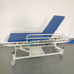 Медицинская кровать для экстренной транспортировки без магнитного перемещения, с регулировкой высоты и бесшумными роликами - Product Image 3