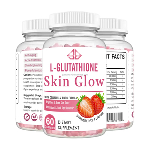Complément alimentaire L-Glutathion Collagène pour éliminer les taches, blanchir la peau, favoriser la santé des cheveux et des ongles, et un teint éclatant - 60 Gummies - Product Image 1