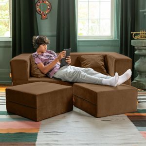 DB jaxx ผ้าไมโครกำมะหยี่แบบเปิดประทุนสำหรับเฟอร์นิเจอร์ห้องนั่งเล่น - Product Image 3