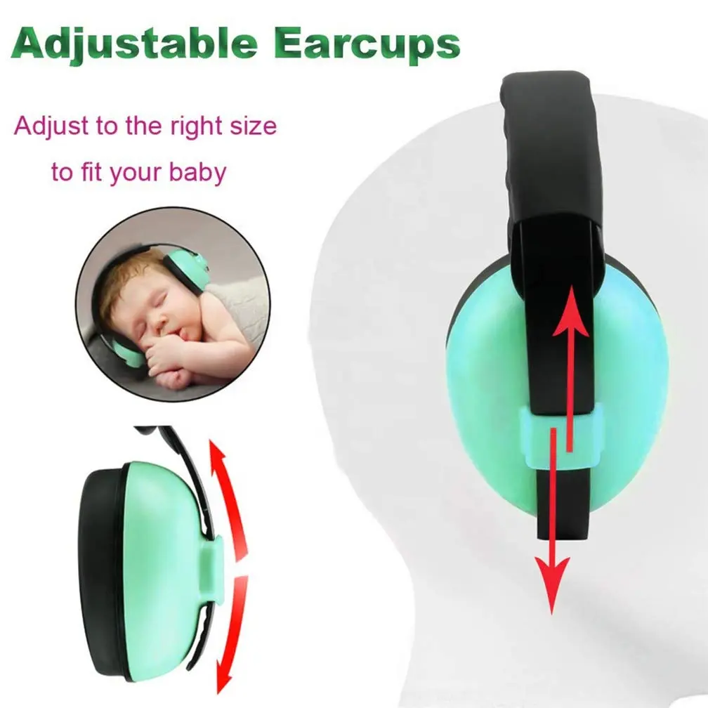 Cache-oreilles anti-bruit pour bébé, casque antibruit pour enfants de 0 à 3 ans, bébés, tout-petits, pour dormir