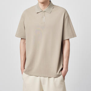 Polo de haute qualité pour hommes, léger et luxueux, à manches courtes, simple, pour l'été, uniforme de travail décontracté et personnalisé pour les affaires - Product Image 6