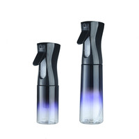 Bouteille de pulvérisateur d'eau à déclenchement en PET bouteille à haute pression pour salon de coiffure bouteille de pulvérisation de brume fine