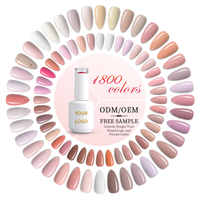 Hipsterr-échantillon gratuit, Designs personnalisés, étiquettes privées Non toxiques, Salon, couleur professionnelle, Gel Uv/Led, vernis à ongles pour Salon