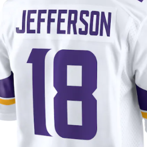 2025年ステッチアメリカンフットボールジャージー18ジャスティンジェファーソン9 J.J. マッカーシー87 T.J. ホッケンソン3アディソン2マティソン8カークカズンズ - Product Image 4