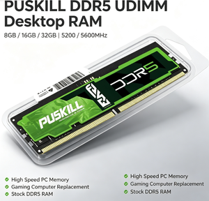 โมดูลหน่วยความจำเดสก์ท็อป PUSKILL DDR5 แรมเดสก์ท็อป 16GB 32GB 5200 5600MHz CL42 โมดูลหน่วยความจำพีซีความเร็วสูง แรมสำหรับคอมพิวเตอร์ - Product Image 1