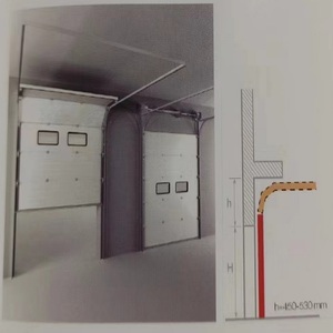 Porte sectionnelle industrielle certifiée CE, résistante au vent, pour quai de chargement - Product Image 3