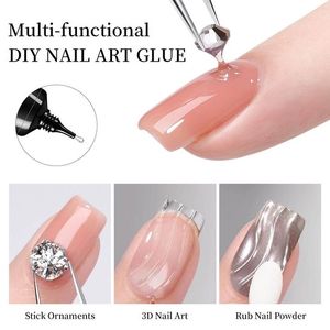 Poudre magique semi-solide pour miroir 3D, gel de modelage, peinture 3D, sculpture, vernis à ongles UV, 5 ml - Product Image 4
