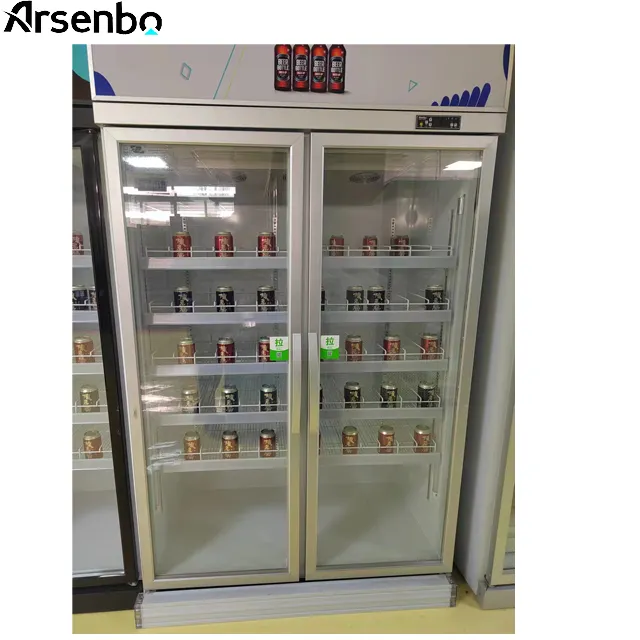 fashionable design factory price wholesale drink display chiller with plug-in compressor