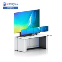 Consola de Control de Alto Rendimiento con Componentes Modulares y Estructuras de Pantalla Ajustables