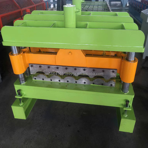 <span class=keywords><strong>Machine</strong></span> à tuiles de toit émaillées Huikeyuan, profil ondulé, tôles d'acier revêtues de couleur, <span class=keywords><strong>machine</strong></span> de formage à rouleaux - Product Image 2