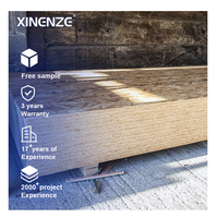 Panneaux de particules orientées (OSB) écologiques de première qualité, sans peinture, pour l'emballage de menuiseries décoratives spécifiques aux villas