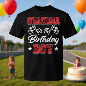 เสื้อยืดคอกลมแขนสั้นพิมพ์ลายซิลค์สกรีนสำหรับผู้ใหญ่ ยูนิเซ็กส์ ลายคุณยายของเจ้าตัววันเกิด - Product Image 3