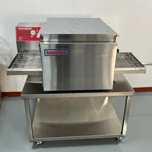 16 inch small countertop impingement pizza tunnel oven commercial electric conveyor type pizza backery machinery equipment