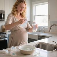 Tablettes détartrantes pour biberons écologiques non toxiques à action rapide en 15 minutes Formule stérilisante efficace pour préparateur de lait pour bébé