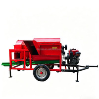 Machine à battre multifonctionnelle avec moteur pour maïs, riz, soja, millet, blé, arachides, légumineuses, capacité de 4000 kg/h, 380V