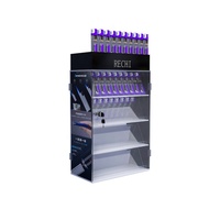 RECHI Armoire de présentation de stockage de briquet en acrylique illuminé avec Led et serrure pour briquets présentoir vitrine